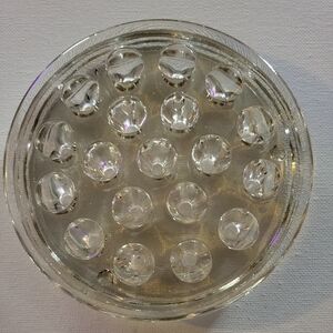 Clear Glass Flower Frog